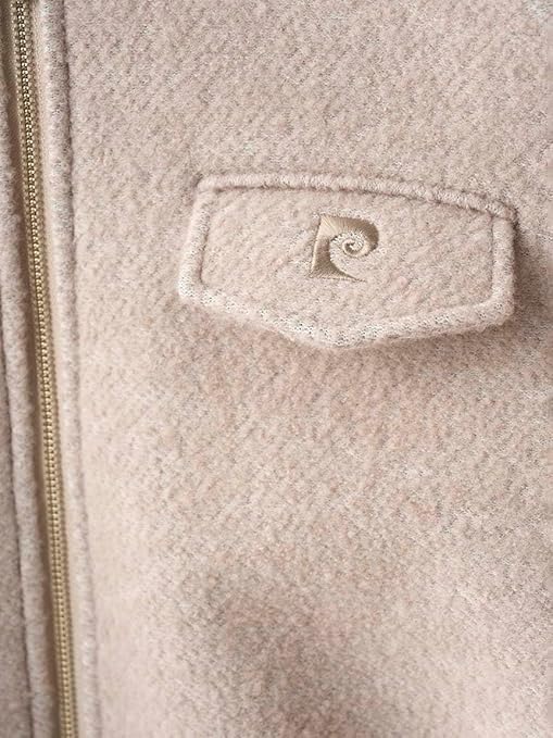 【FRAY I.D×pierrecardin】ロゴフラップジップジャケット Amazon | [フレイ アイディー] pierre cardin ロゴフラップ